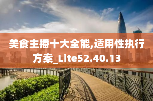 美食主播十大全能,适用性执行方案_Lite52.40.13