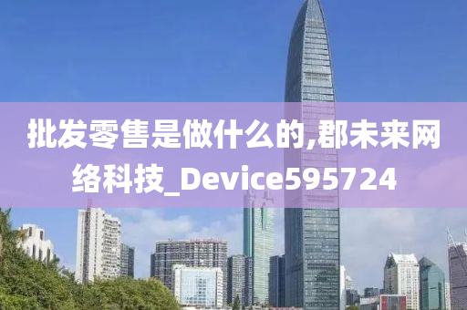 批发零售是做什么的,郡未来网络科技_Device595724