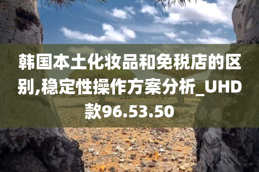 韩国本土化妆品和免税店的区别,稳定性操作方案分析_UHD款96.53.50