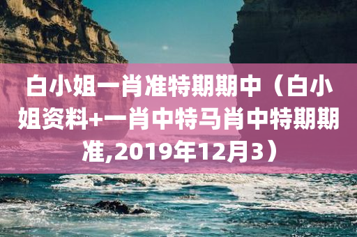 白小姐一肖准特期期中（白小姐资料+一肖中特马肖中特期期准,2019年12月3）