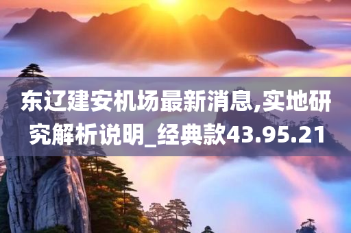 东辽建安机场最新消息,实地研究解析说明_经典款43.95.21