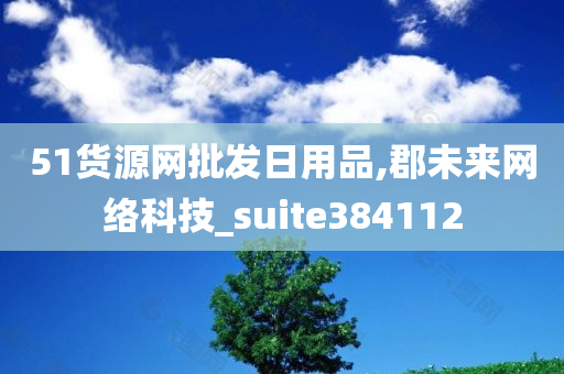 51货源网批发日用品,郡未来网络科技_suite384112