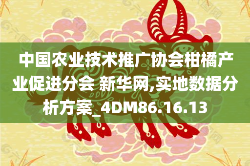 中国农业技术推广协会柑橘产业促进分会 新华网,实地数据分析方案_4DM86.16.13