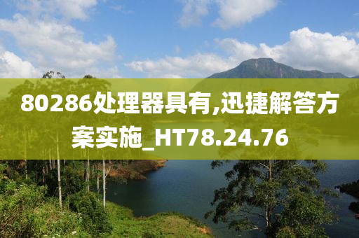 80286处理器具有,迅捷解答方案实施_HT78.24.76