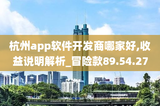 杭州app软件开发商哪家好,收益说明解析_冒险款89.54.27