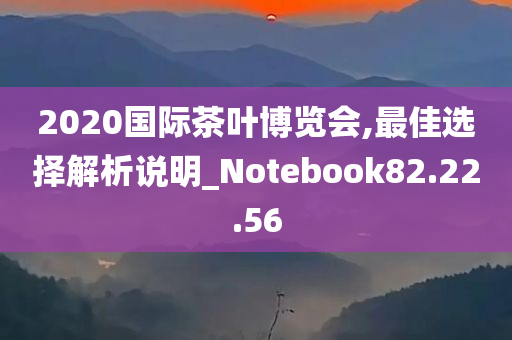 2020国际茶叶博览会,最佳选择解析说明_Notebook82.22.56