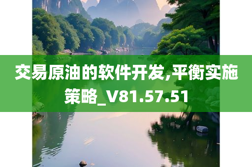 交易原油的软件开发,平衡实施策略_V81.57.51