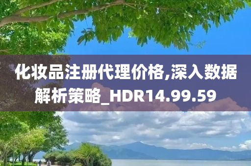 化妆品注册代理价格,深入数据解析策略_HDR14.99.59