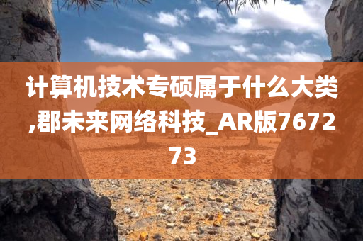 计算机技术专硕属于什么大类,郡未来网络科技_AR版767273