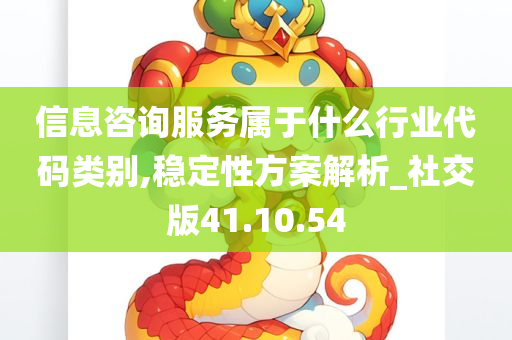 信息咨询服务属于什么行业代码类别,稳定性方案解析_社交版41.10.54