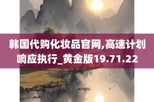 韩国代购化妆品官网,高速计划响应执行_黄金版19.71.22