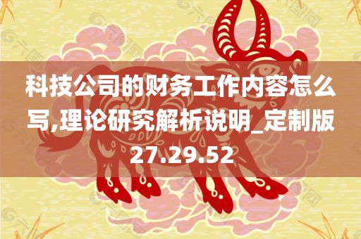 科技公司的财务工作内容怎么写,理论研究解析说明_定制版27.29.52