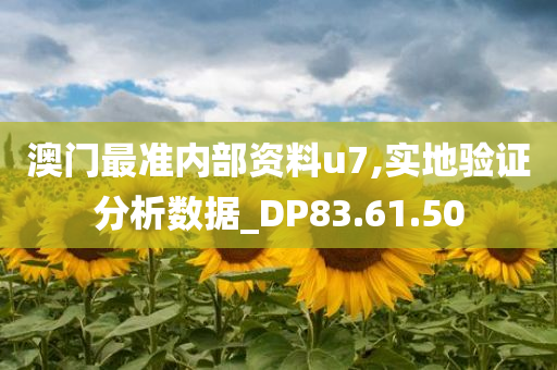 澳门最准内部资料u7,实地验证分析数据_DP83.61.50