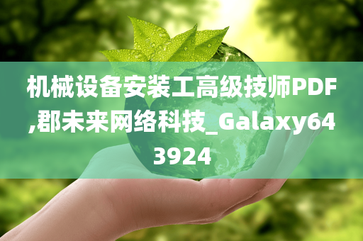 机械设备安装工高级技师PDF,郡未来网络科技_Galaxy643924