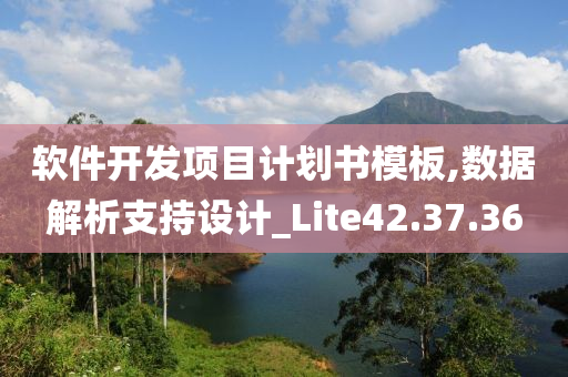 软件开发项目计划书模板,数据解析支持设计_Lite42.37.36