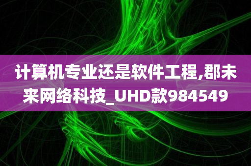 计算机专业还是软件工程,郡未来网络科技_UHD款984549