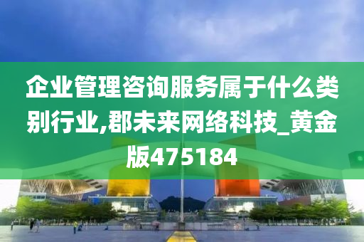 企业管理咨询服务属于什么类别行业,郡未来网络科技_黄金版475184