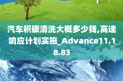 汽车积碳清洗大概多少钱,高速响应计划实施_Advance11.18.83