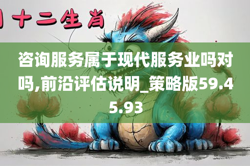 咨询服务属于现代服务业吗对吗,前沿评估说明_策略版59.45.93