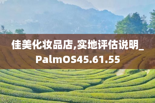 佳美化妆品店,实地评估说明_PalmOS45.61.55