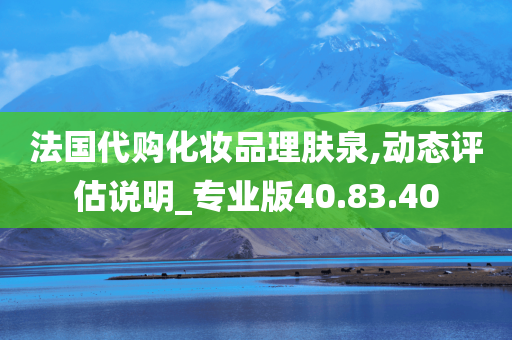 法国代购化妆品理肤泉,动态评估说明_专业版40.83.40