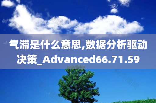 气滞是什么意思,数据分析驱动决策_Advanced66.71.59