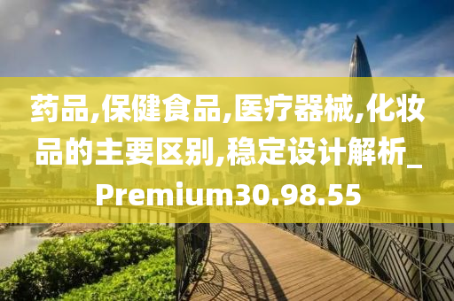 药品,保健食品,医疗器械,化妆品的主要区别,稳定设计解析_Premium30.98.55