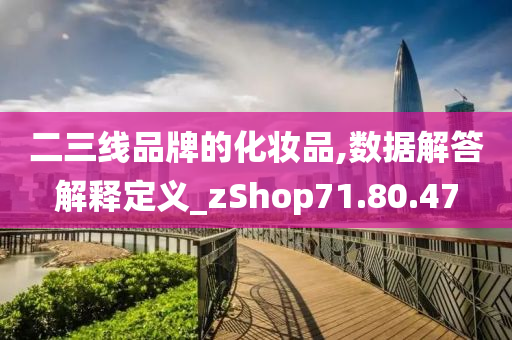 二三线品牌的化妆品,数据解答解释定义_zShop71.80.47