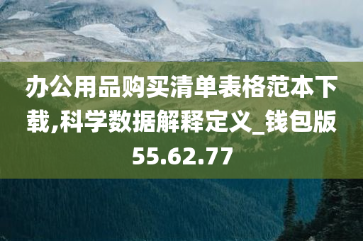 办公用品购买清单表格范本下载,科学数据解释定义_钱包版55.62.77