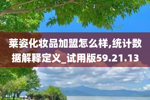 莱姿化妆品加盟怎么样,统计数据解释定义_试用版59.21.13