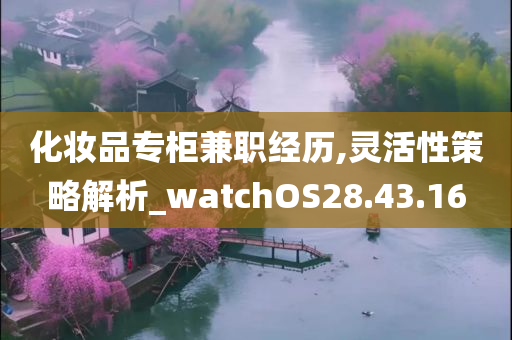 化妆品专柜兼职经历,灵活性策略解析_watchOS28.43.16