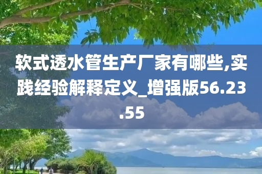 软式透水管生产厂家有哪些,实践经验解释定义_增强版56.23.55