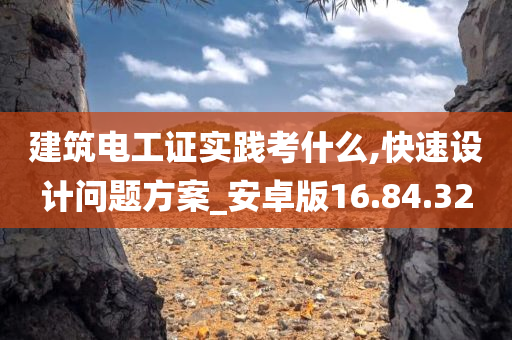 建筑电工证实践考什么,快速设计问题方案_安卓版16.84.32