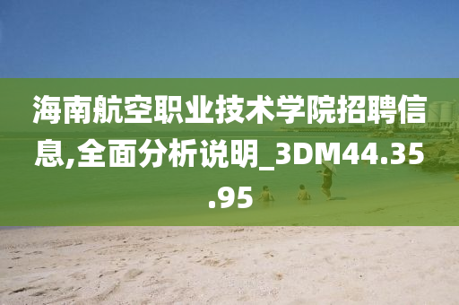 海南航空职业技术学院招聘信息,全面分析说明_3DM44.35.95