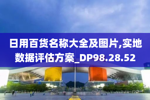 日用百货名称大全及图片,实地数据评估方案_DP98.28.52