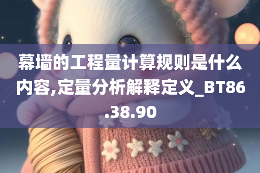 幕墙的工程量计算规则是什么内容,定量分析解释定义_BT86.38.90