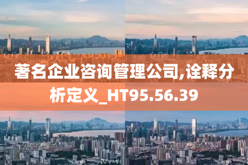 著名企业咨询管理公司,诠释分析定义_HT95.56.39