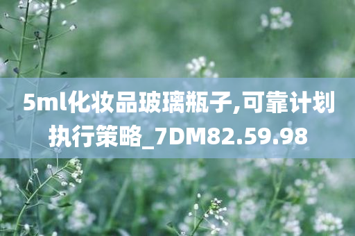 5ml化妆品玻璃瓶子,可靠计划执行策略_7DM82.59.98