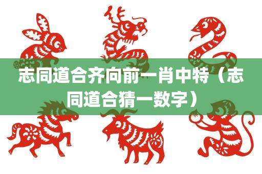 志同道合齐向前一肖中特（志同道合猜一数字）