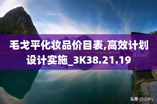 毛戈平化妆品价目表,高效计划设计实施_3K38.21.19