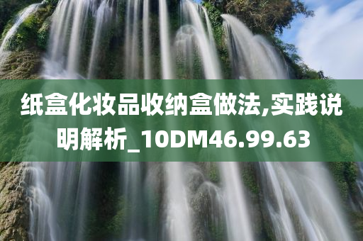 纸盒化妆品收纳盒做法,实践说明解析_10DM46.99.63