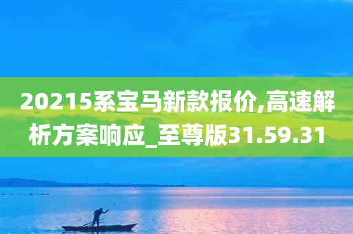 20215系宝马新款报价,高速解析方案响应_至尊版31.59.31