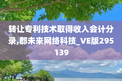 转让专利技术取得收入会计分录,郡未来网络科技_VE版295139