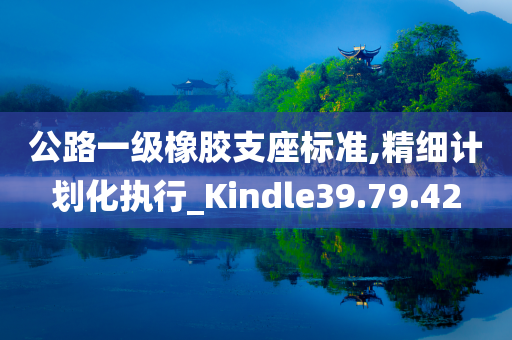 公路一级橡胶支座标准,精细计划化执行_Kindle39.79.42