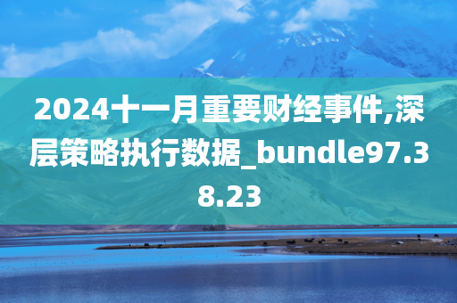 2024十一月重要财经事件,深层策略执行数据_bundle97.38.23