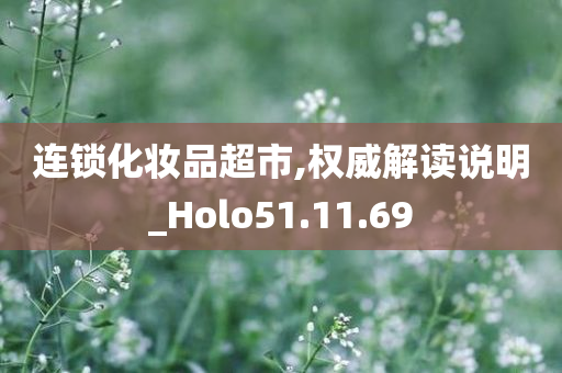 连锁化妆品超市,权威解读说明_Holo51.11.69