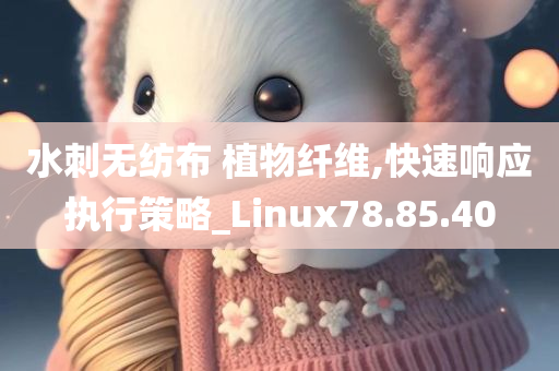 水刺无纺布 植物纤维,快速响应执行策略_Linux78.85.40