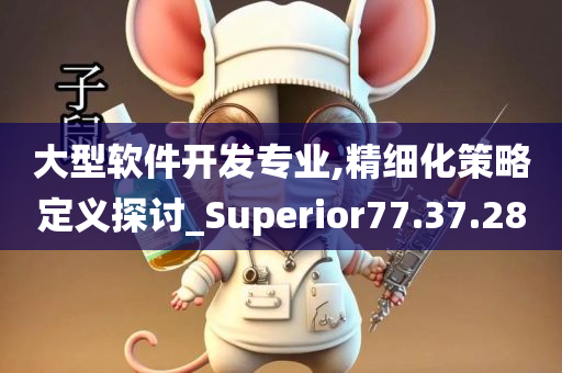 大型软件开发专业,精细化策略定义探讨_Superior77.37.28