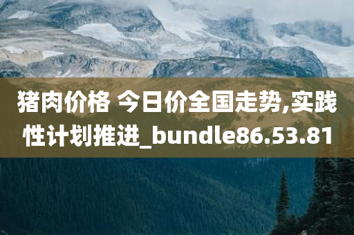 猪肉价格 今日价全国走势,实践性计划推进_bundle86.53.81