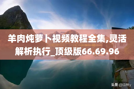 羊肉炖萝卜视频教程全集,灵活解析执行_顶级版66.69.96